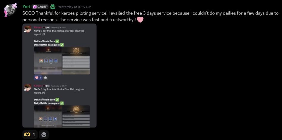 Customer testimonial screenshot 6